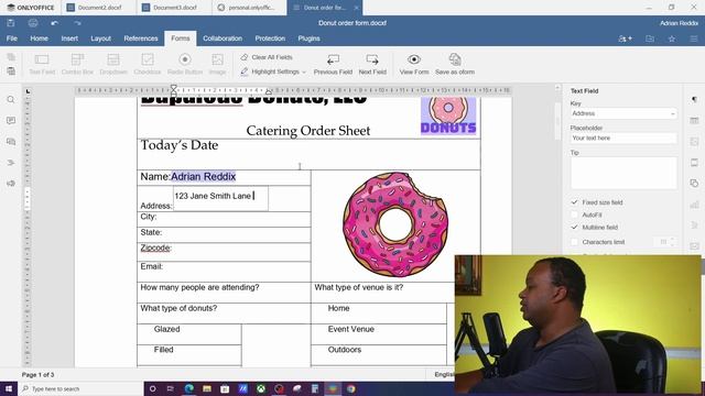 How to Create a Fillable PDF Using OnlyOffice Form смотреть онлайн