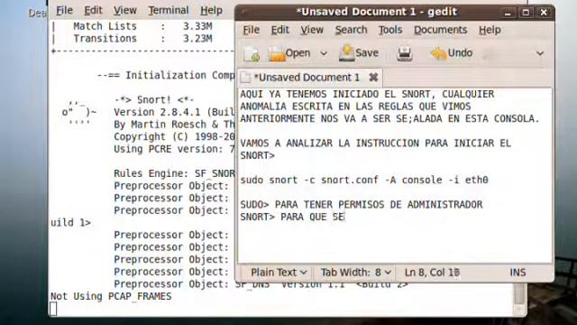 Configuracion e instalacion Snort Ubuntu 9.10 PARTE2 смотреть онлайн