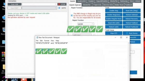 Redmi 4A imei repair in DFT PRO TOOL