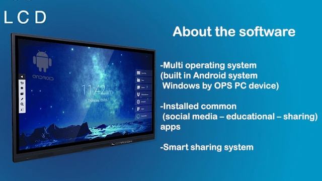 OMAXON I65-10U LCD Interactive Educational Touch panel смотреть онлайн