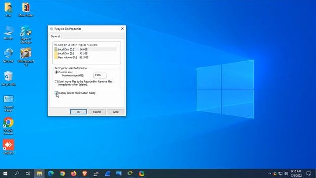 How to Enable Ask Before Delete Confirmation Dialog Box In Windows 10 | Azar Tech смотреть онлайн