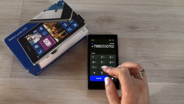 Nokia Lumia 925 Windows Phone 8 (2013 year) Incoming call + Boot animation смотреть онлайн
