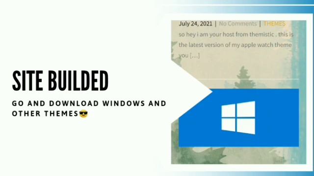 WINDOWS THEME / SITE UPDATE смотреть онлайн