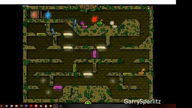 Fireboy And Watergirl 1 - The Forest Temple; 100% (1P) Flash; GarrySparlitz PB Times 2021-08-21