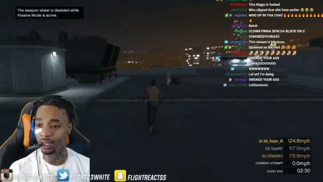 FlightReacts The Baby Scared After Seeing A Clown At His Window In GTA Online смотреть онлайн