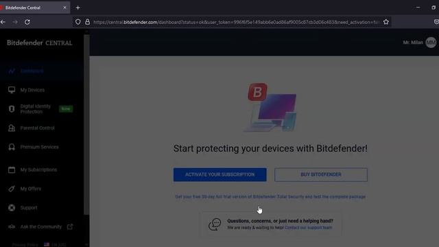 How to install Bitdefender via Central Account in Windows 10 смотреть онлайн