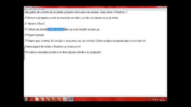Como ativar o Windows 7. смотреть онлайн