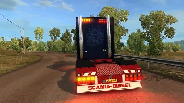 ETS2 1.30▪Scania T580▪+Download▪1080p+60fps смотреть онлайн