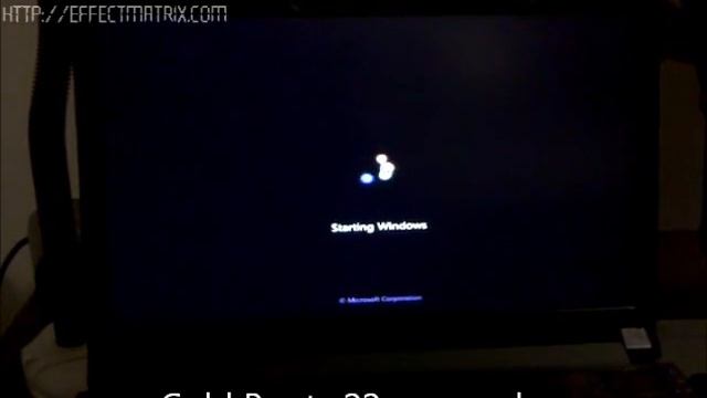 M4 Crucial SSD boot up time смотреть онлайн
