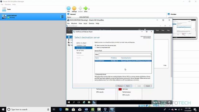 Installing Windows 2016 Server Domain Controller смотреть онлайн