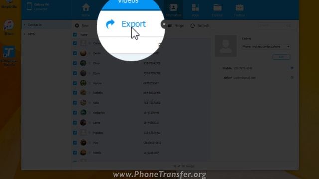 Backup Android Contacts: How to Export Contacts from Android Phone to vCard on Computer смотреть онлайн
