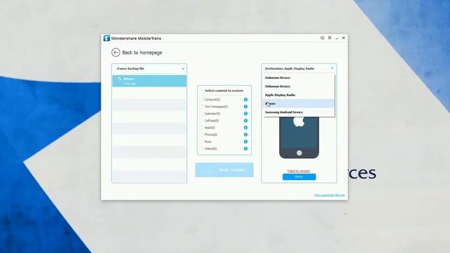 MobileTrans (Windows): Retrieve Data from the iTunes Backup File to iPhone смотреть онлайн