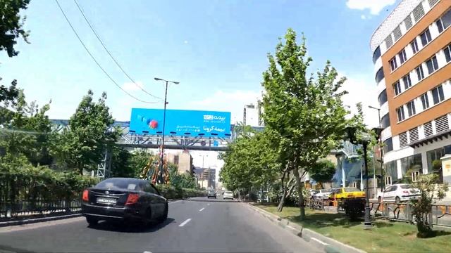 Tehran 4K, Mirdamad Blvd, IRAN, بلوار میرداماد смотреть онлайн