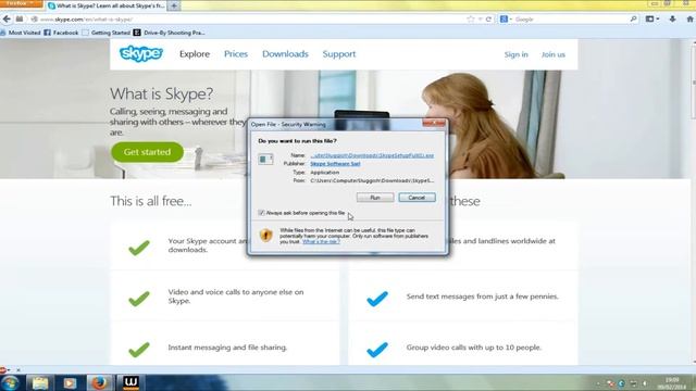 How To Download And Install Skype voip For Windows Tutorial смотреть онлайн