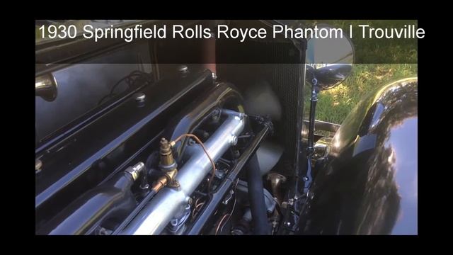 1930 Springfield Rolls Royce Phantom I Trouville смотреть онлайн