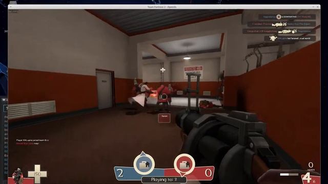 Xubuntu 14.04 TF2 gameplay смотреть онлайн