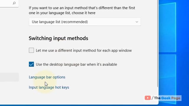 Change Key Sequence for Switching Input Language in Windows 11 смотреть онлайн