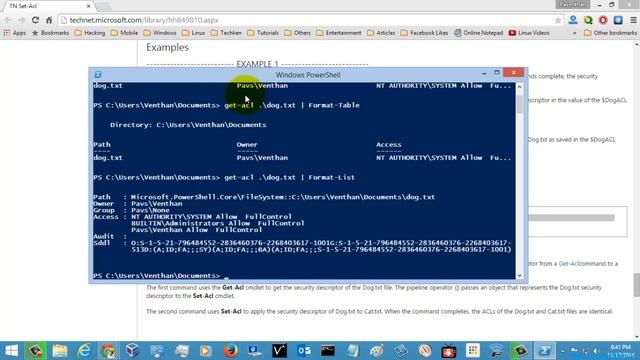 Windows Powershell Tutorial : Set-Acl смотреть онлайн