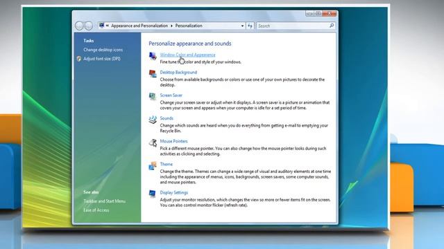 Windows® Vista: Adjust the color and transparency of the window borders смотреть онлайн