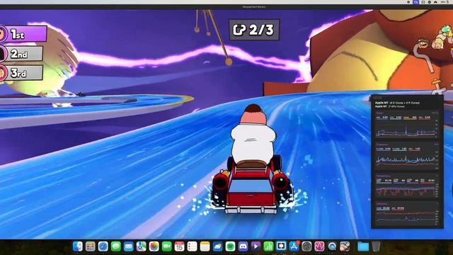 Warped Kart Racers // Benchmark // - Macbook Air M1, [21:9] 3440x1440p смотреть онлайн
