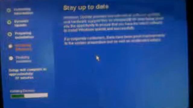 Upgrading to Windows XP Build 2535 смотреть онлайн