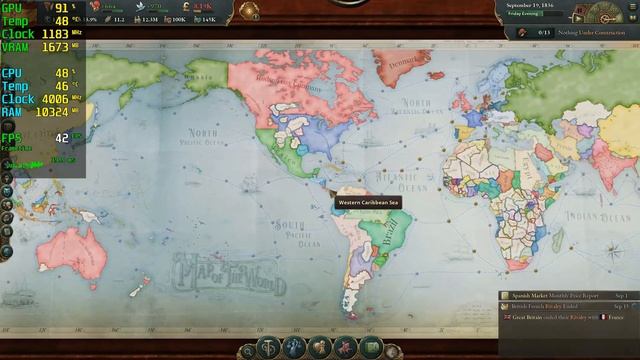 Victoria 3 RX 550 - 1080p Low, смотреть онлайн