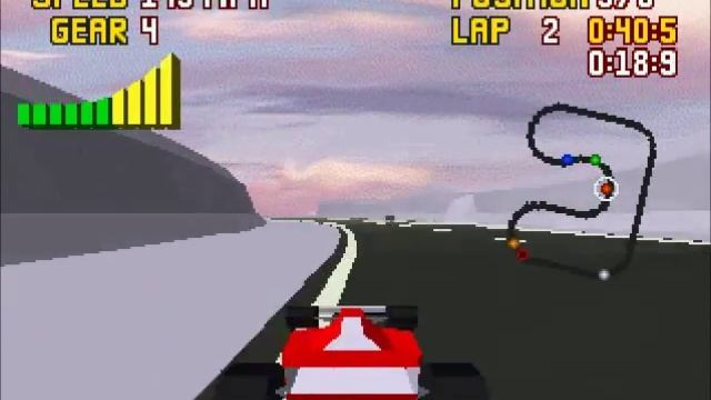 15 minutes of game - Checkered Flag (incl. Steering Patch) - Atari Jaguar смотреть онлайн