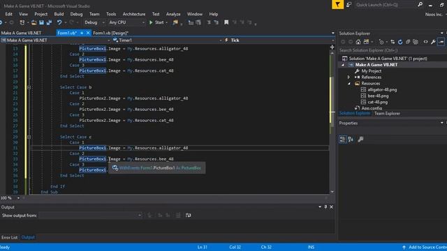 Make a Game VB.NET смотреть онлайн