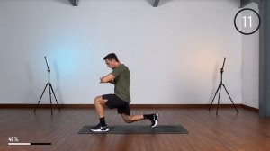 30 Min Full Body Workout At Home - Fat Burn & Strength (No Equipment, No Jumping, No Talking)