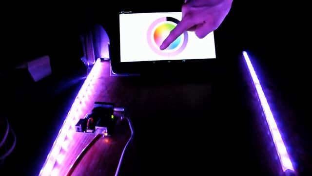 RGB LED controller with ethernet, webinterface and android support смотреть онлайн