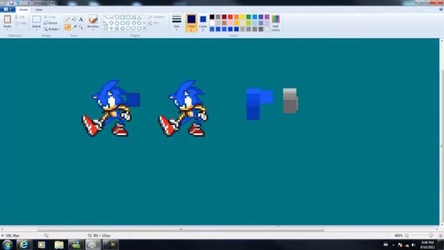 Tutorial: How to Recolor Sprites on Windows 7 Paint смотреть онлайн