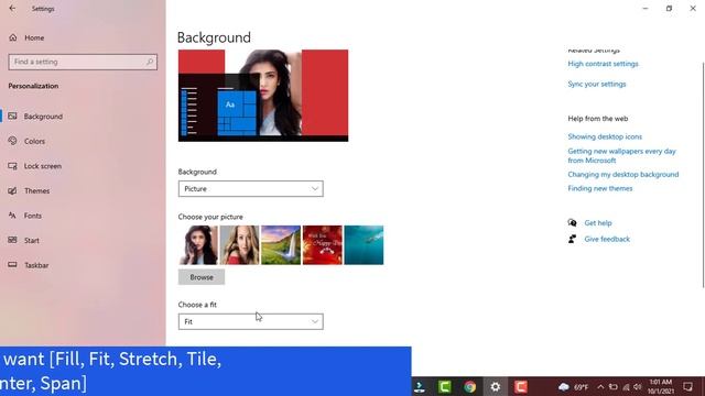 How to Change Desktop Background in Windows 10 смотреть онлайн