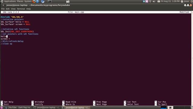 blitting an image with sdl and c++ смотреть онлайн