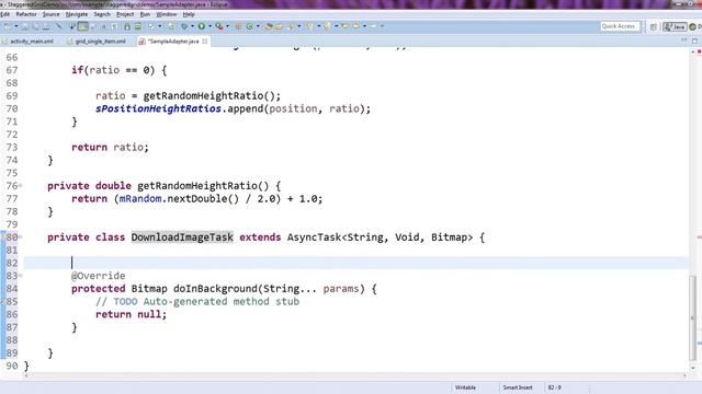 How to create StaggeredGrid view in Android смотреть онлайн