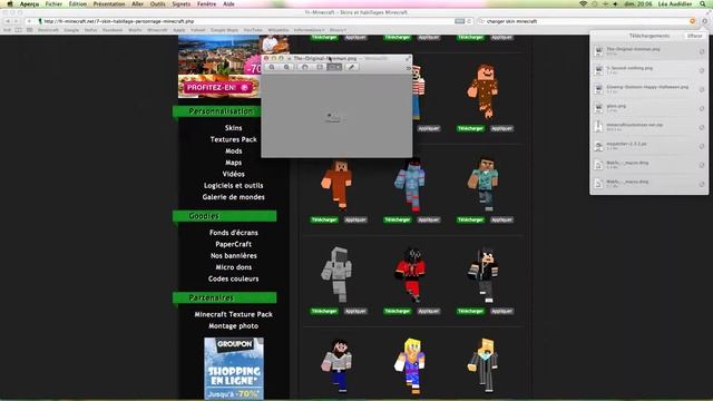 (Tuto) Comment changer skin Minecaft pour Mac смотреть онлайн