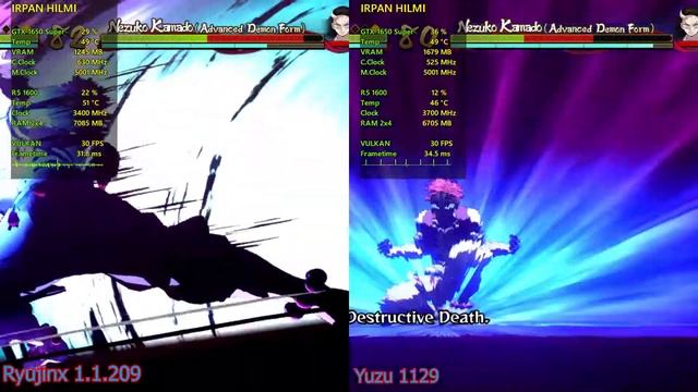 Ryujinx Vs Yuzu | Demon Slayer: Kimetsu no Yaiba | GTX 1650 Super + Ryzen 5 1600 смотреть онлайн