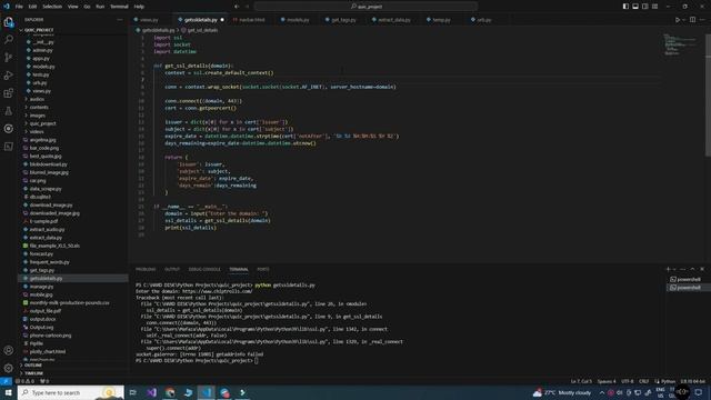 socket.gaierror: [Errno 11001] getaddrinfo failed - Python ERROR смотреть онлайн