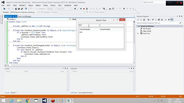 Search Text in ListView | VB.NET смотреть онлайн