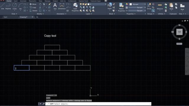 AutoCAD 2021: how to use Copy tool? смотреть онлайн
