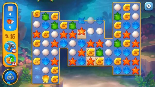 Fishdom HARD level 1970 Gameplay (iOS Android) смотреть онлайн