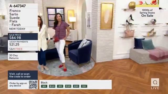 Franco Sarto FARAH Flat Loafers on QVC Spring Style Guide with Rosina & Rachel & Jeannette Josue смотреть онлайн