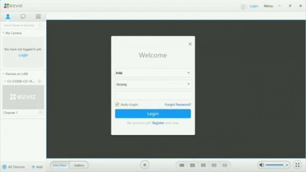 Ezviz camera, software for Pc and Laptop, Install Ezviz studio connect, Ezviz Camera c2c 720p HD