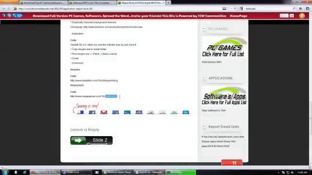 Download Object Dock 2.0 PLUS (Build 50727) Full Version Free Activated смотреть онлайн