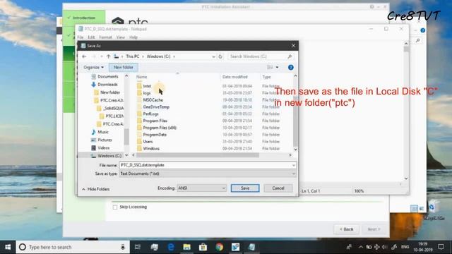 PTC Creo 4.0 M050 Installation (Windows 7/8/10) смотреть онлайн