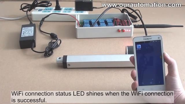 30amps Mobile Phone WIFI Remote Controller for Linear Actuator Motor (for Android System) смотреть онлайн
