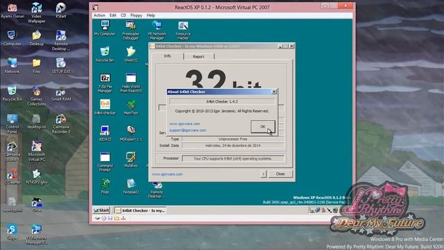 ReactOS XP 0.1.2 in Virtual PC 2007! смотреть онлайн
