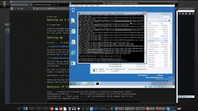 CS6038 2020: Week 10 - Hunting in Your VM with Yara смотреть онлайн