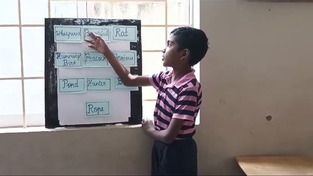 Raja prahan of Grade2 Saying D'words in Link and story method смотреть онлайн