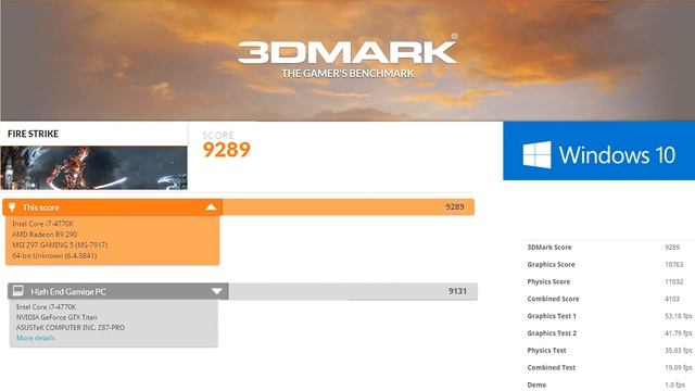 3DMark Windows 10 vs Windows 8.1 & Shadow of Mordor ULTRA 1080p | смотреть онлайн